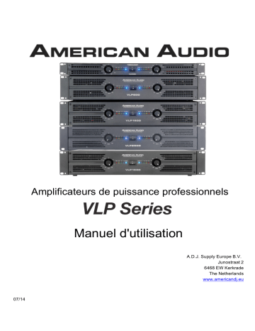 Manuel du propriétaire | American Audio VLP2500 Manuel utilisateur | Fixfr
