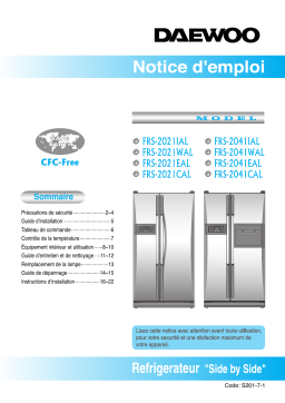 Daewoo FRS-2041IAL Manuel utilisateur