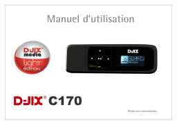 D-JIX C170 Manuel utilisateur