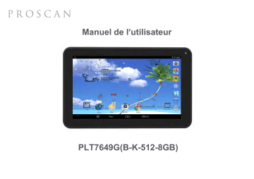 ProScan PLT 7649G B-K-512-8GB Manuel utilisateur | Fixfr