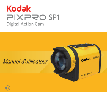 Manuel du propriétaire | Kodak SP-1 (DVC-SP1-YL-EU-5) Manuel utilisateur | Fixfr