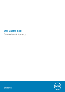 Dell Vostro 5581 laptop Manuel du propriétaire