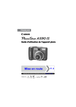 Canon PowerShot A590 IS Manuel utilisateur