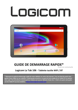 Logicom La Tab 106 Manuel utilisateur