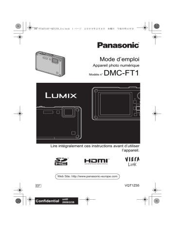 Panasonic DMC FT1 Mode d'emploi | Fixfr