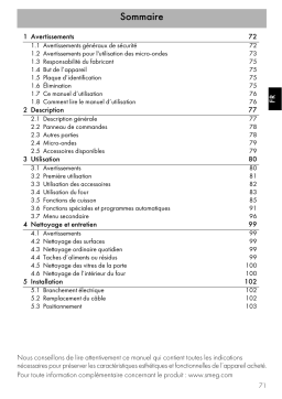 Smeg SF4390MX Manuel utilisateur
