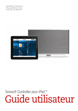 Sonos Controller Manuel utilisateur