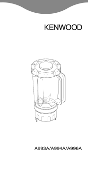 Kenwood A996A-A994A-A993A Manuel utilisateur