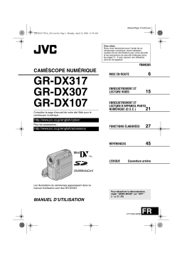 JVC GR DX307 Manuel utilisateur