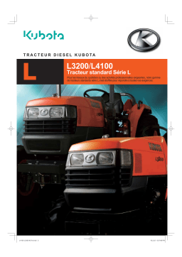 Kubota L3200 Manuel utilisateur