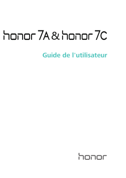 Honor View 10 Manuel utilisateur