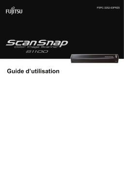 Fujitsu SCANSNAP S1100 DELUXESCANSNAP S1100I Manuel utilisateur