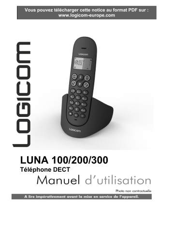 Manuel du propriétaire | Logicom Luna 100 Manuel utilisateur | Fixfr