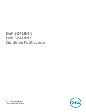 Dell S2418HN/S2418NX electronics accessory Manuel utilisateur | Fixfr