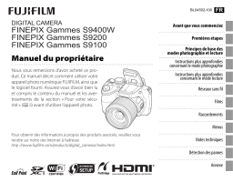 Fujifilm FinePix S9200 Manuel utilisateur