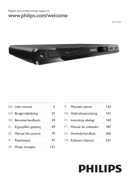 Philips DVP3580 Manuel utilisateur