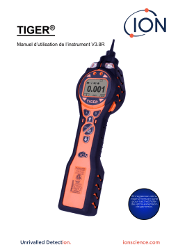 Ion Science Tiger handheld VOC detector Manuel utilisateur