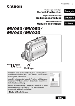 Canon MV950 Manuel utilisateur