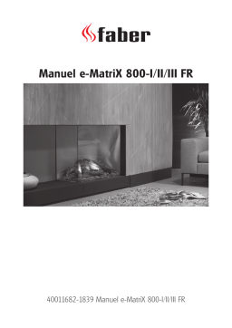 Faber e-MatriX 800-II Manuel utilisateur