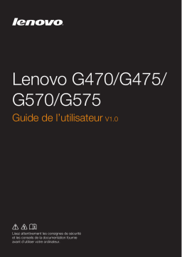 Lenovo G570 Manuel utilisateur