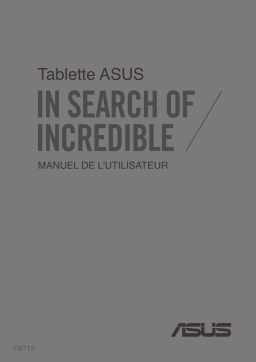 Asus FONEPAD 7 FE375CXG-1A023A Manuel utilisateur