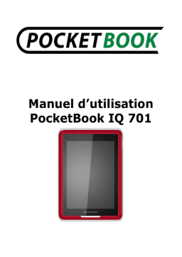 Pocketbook IQ 701 Manuel utilisateur