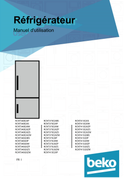 Beko RCSA300K20WRCSA300K20WRCSA330K30SRCSA270K20S Manuel utilisateur