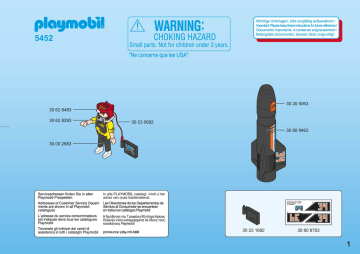 Manuel du propriétaire | Playmobil 5452 Manuel utilisateur | Fixfr