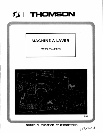 Manuel du propriétaire | Thomson T5533 Manuel utilisateur | Fixfr