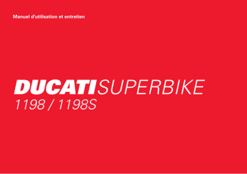 Manuel du propriétaire | Ducati 1198 Manuel utilisateur | Fixfr