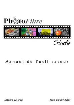 PhotoFiltre Studio Manuel utilisateur