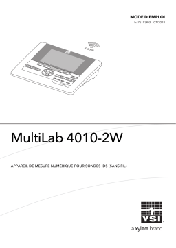 YSI MultiLab 4010-2W Manuel utilisateur