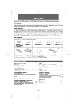 Sharp XL-DH10NH Manuel utilisateur