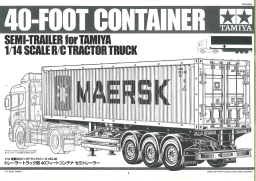 Tamiya 40-Foot Container Semi-Trailer Big Truck Manuel utilisateur