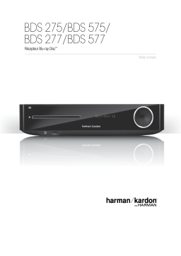 Harman Kardon BDS 277 Manuel utilisateur