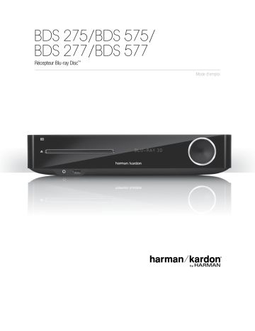 Manuel du propriétaire | Harman Kardon BDS 277 Manuel utilisateur | Fixfr