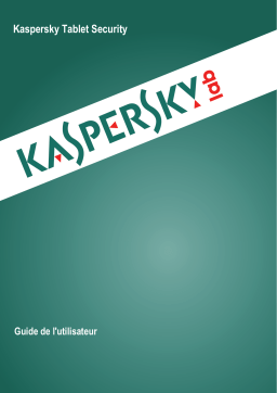 Kaspersky Tablet Security 10.0 Manuel utilisateur