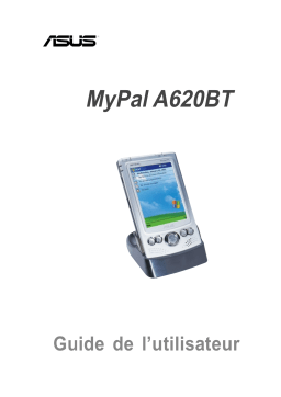 Asus MyPal A620 BT Mode d'emploi