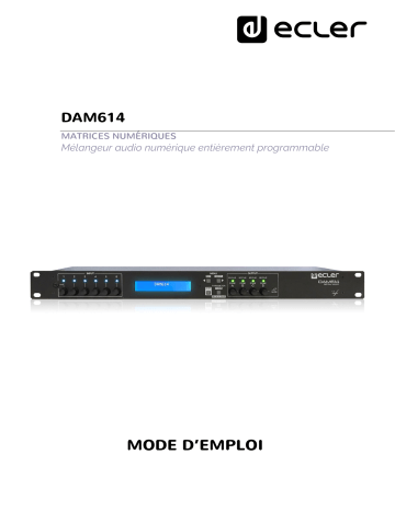 Ecler DAM614 Manuel utilisateur | Fixfr