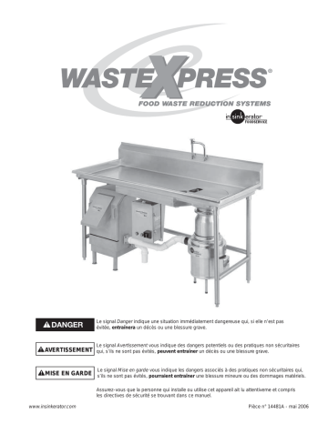 InSinkErator WasteXpress Manuel utilisateur | Fixfr
