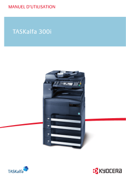 KYOCERA TASKALFA 300I Manuel utilisateur