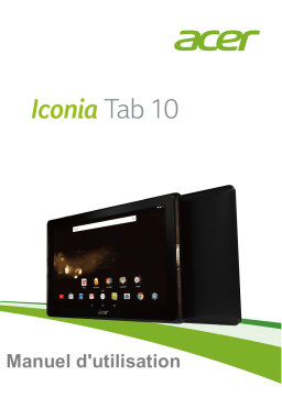 Acer Iconia Tab 10 A3-A40 Mode d'emploi