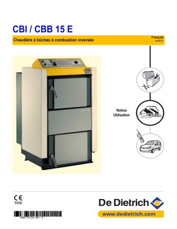 Manuel du propriétaire | De Dietrich CBB 15 E Manuel utilisateur | Fixfr