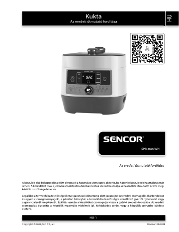 Sencor SPR 3600WH Manuel utilisateur | Fixfr