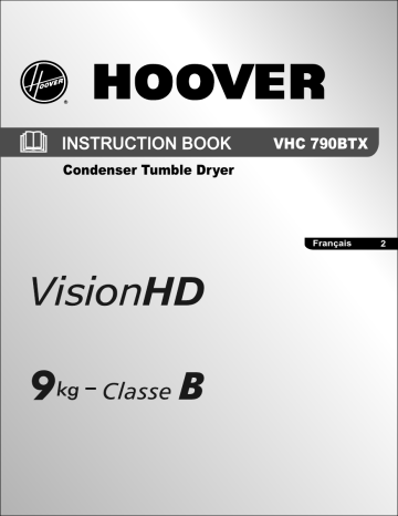Manuel du propriétaire | Hoover VHC 790 BTX Manuel utilisateur | Fixfr