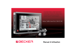 Becker Z302 Manuel utilisateur