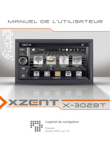 Manuel du propriétaire | XZENT X-302BT Software Manuel utilisateur | Fixfr