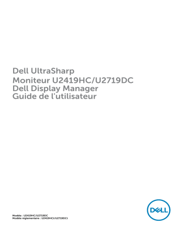 Dell U2719DC electronics accessory Manuel utilisateur | Fixfr