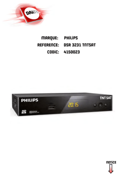 Philips DSR 3231 Manuel utilisateur