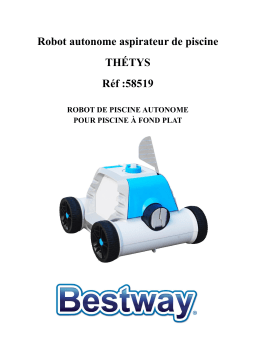 Castorama Robot de nettoyage électrique Bestway Thelys pour piscine Mode d'emploi